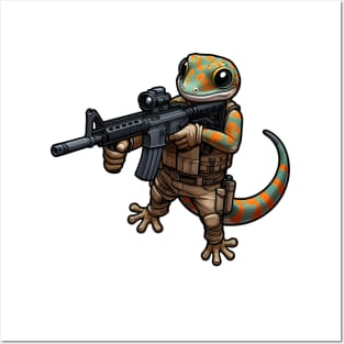 Tactical Gecko Posters and Art